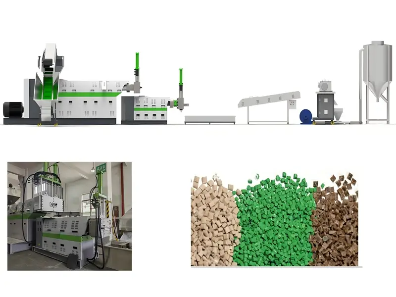 플라스틱 펠릿화 기계에 대한 아프리카 주문