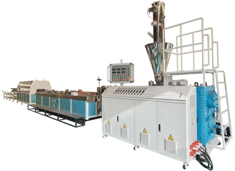 50-70%의 목재 분말을 사용하는 목재 플라스틱 기계